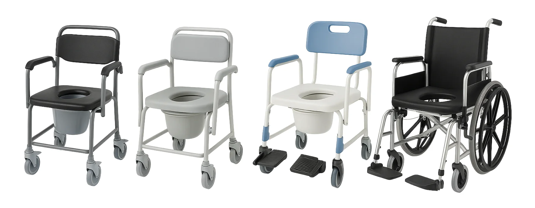 Toaletné vozíky na kolieskach