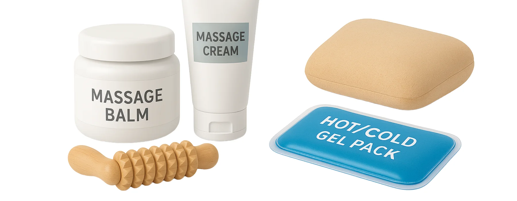 Masážne krémy a balzamy