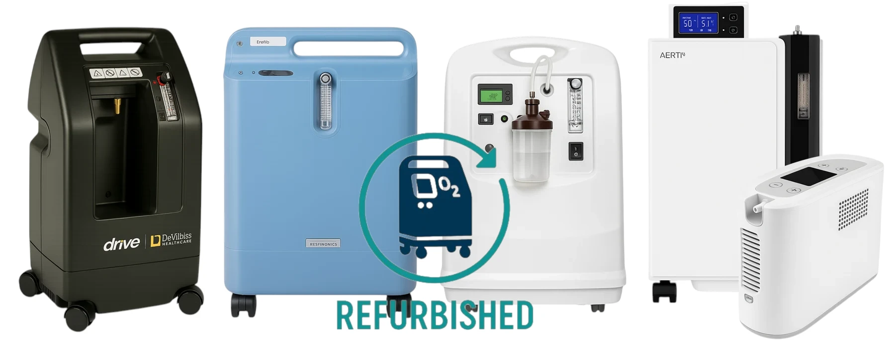 Renovované kyslíkové koncentrátory