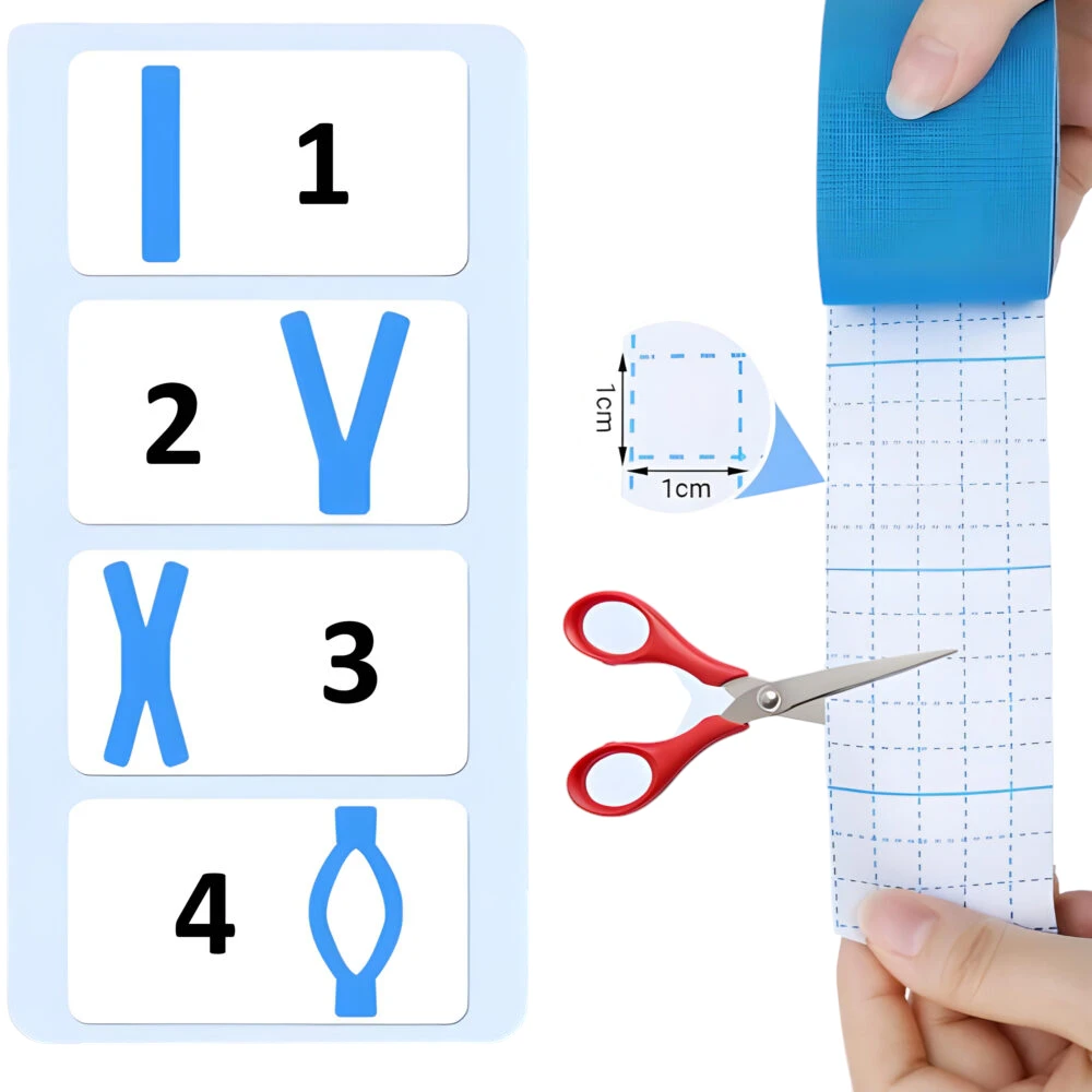 Aplikácia kinezio pásky na sval