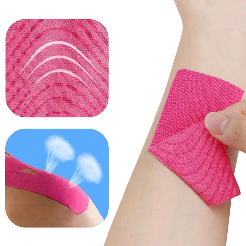 Sada 4 kinezio pások v rôznych farbách