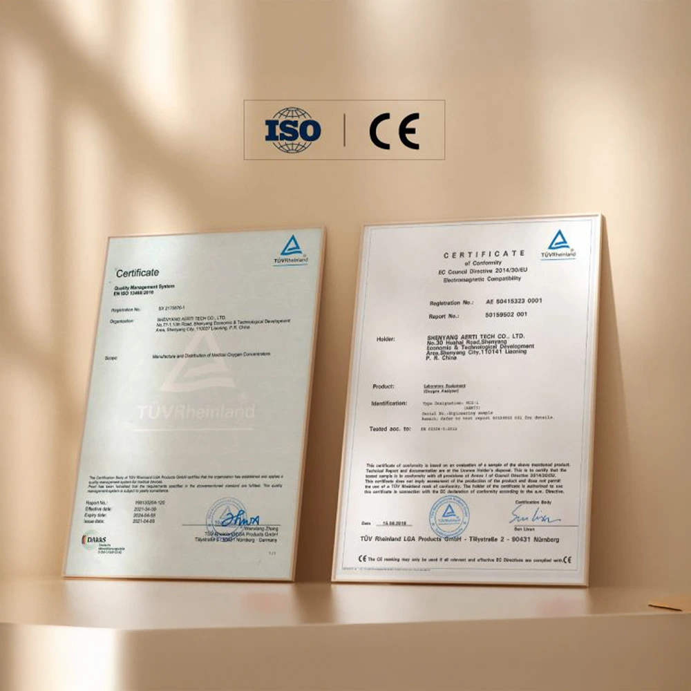 Kyslíkový analyzátor MCI-1 – bočný pohľad