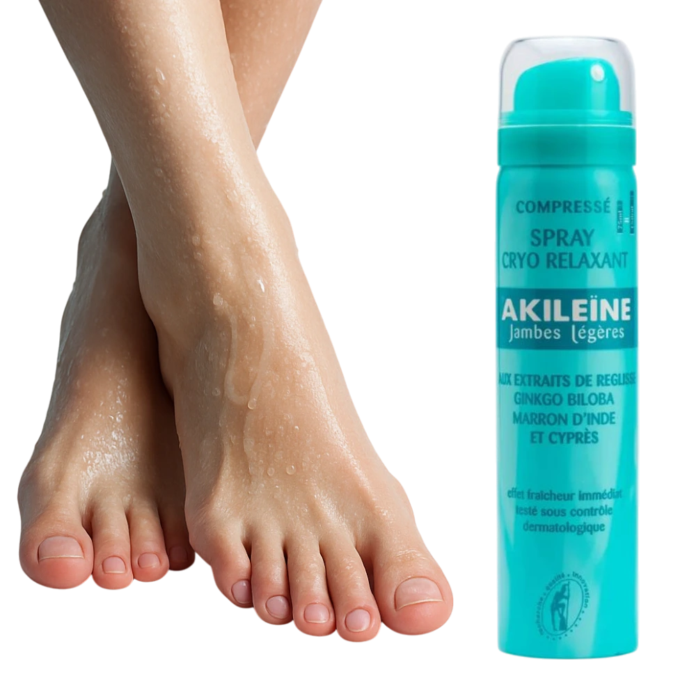 Akileine KRYO chladivý sprej pre unavené nohy 75 ml