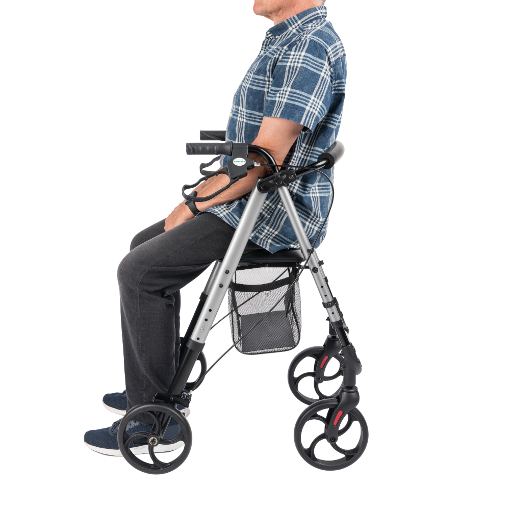 Detail rámu chodítka ALINA a úchytov