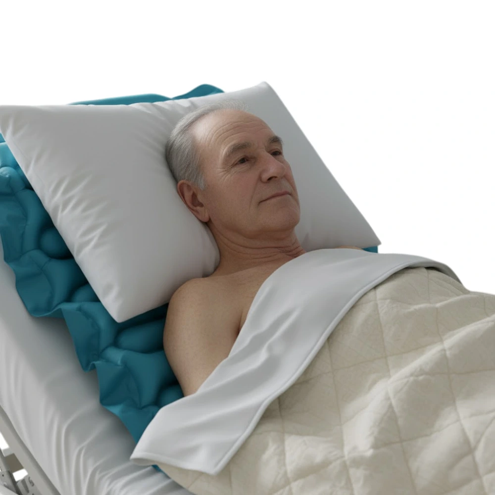 Antidekubitný matrac AirMATE – detail komôr a materiálu PVC