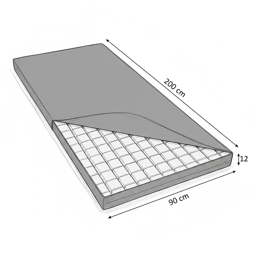 Antidekubitný matrac MOON-TIM GOFR s paropriepustným poťahom