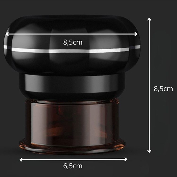 Elektrická masážna banka – použitá na tele