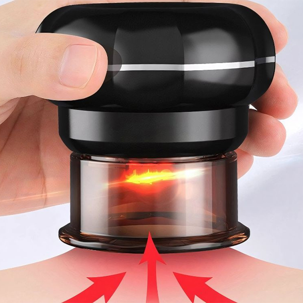 Elektrická masážna banka – pohľad spredu