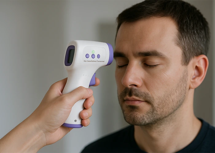Bezkontaktný infračervený teplomer