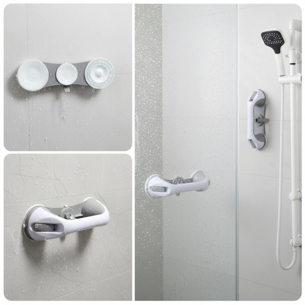 Bezpečnostné madlo s trojitým uchytením – hlavný pohľad