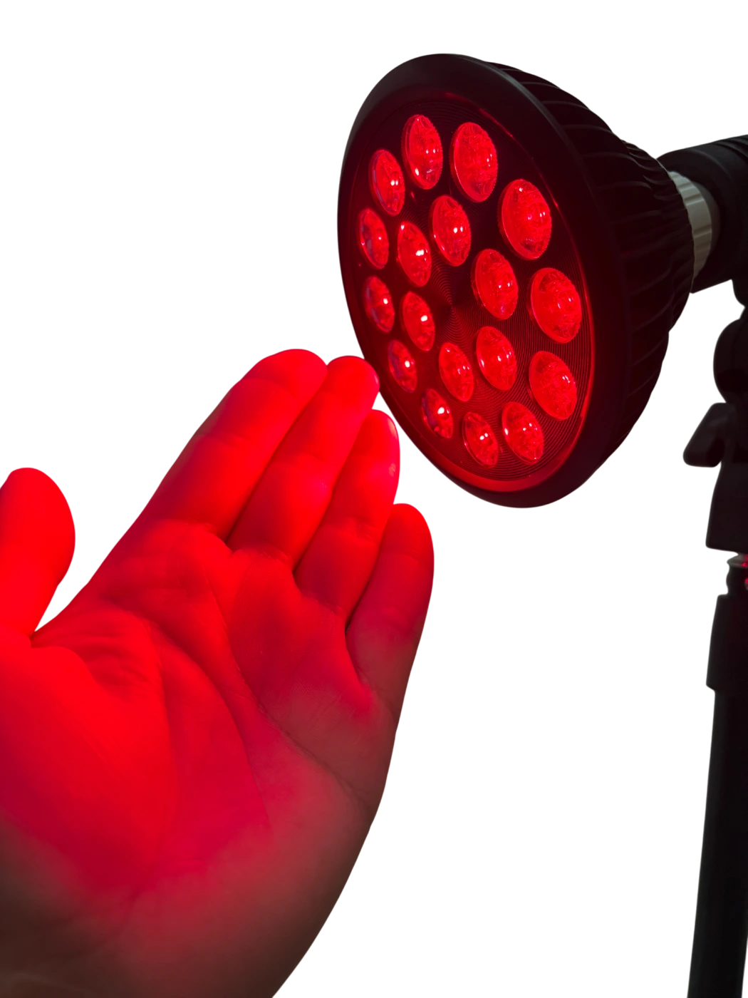 Detail LED biolampy 54W – kombinácia červeného a infračerveného svetla