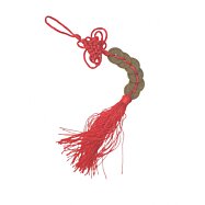 Šesť čínskych mincí s nekonečným uzlom