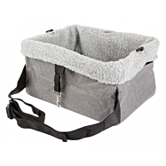 Autosedačka pre psa 40x33x23 cm, sivá