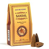 Backflow kužele Sandal AYURVEDIC, 10ks