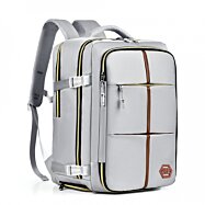 Priestranný vodeodolný cestovný batoh s USB portom 42x21x28cm, JO-BP-01