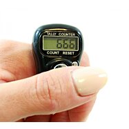 Ručné digitálne počítadlo s nulovaním na prst - click