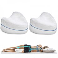 2 x Memory Pillow Comfy-3 Pamäťový ortopedický vankúš na nohy, 22 x 24cm