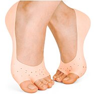 Gélové návleky na nohy/silikónové ponožky na popraskané päty, 2ks