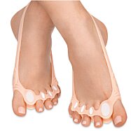 Gélový separátor s pätovým pásom na 5 prstov  FC1003, 9 x 2 cm