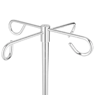 Infúzny stojan na kolieskach - výškovo nastaviteľný , 4 vešiaky