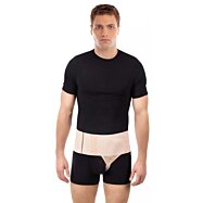 Jednostranný pá na slabinovú prietrž "AXILMAX" O-1408, ľavý , béžový