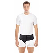 Jednostranný pá na slabinovú prietrž "AXILMAX" O-1408, pravý, čierny