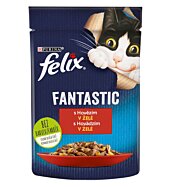Kapsička FELIX Fantastic pre mačky, hovädzie v želé 1 x 85 g