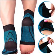 Kompresná bandáž na členok a spevnenie chodidla, BlueTec, 1 pár (2ks)