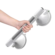 Kúpeľňové úchytky s prísavkou – bezpečná opora pre seniorov bez vŕtania - 33 cm