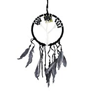 Lapač snov – strom života 17 cm, čierny