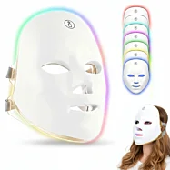 Nabíjateľná LED maska na tvár – 7-farebná fotónová terapia pre omladenie pleti