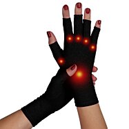 Kompresné rukavice pri bolestiach kĺbov, čierne