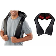 Masážny prístroj na krk, šiju a chrbát Black Shiatsu s vyhrievaním