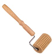 Drevený masážny ručný valček, 23 x 6 x 5 cm