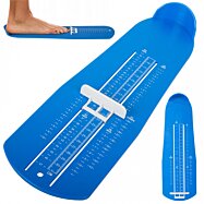 Meradlo dĺžky nohy v cm, modré
