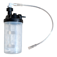 Zvlhčovač vzduchu pre kyslíkový koncentrátor s hadicou a konektorom