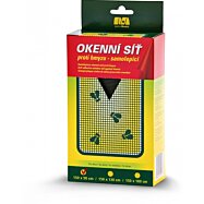 Samolepiaca okenná sieť proti hmyzu, čierna