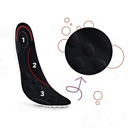 Penové športové tlmiace vložky do topánok super mäkké, čierne