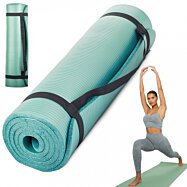 Protišmyková fitness podložka na cvičenie, jogu a pilates – hrubá 1 cm, 180 × 60 cm