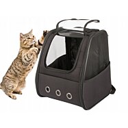 Priehľadný cestovný batoh pre psov a mačky