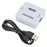 Redukcia VGA do HDMI s audio