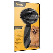 Samočistiaca kefa pre psov a mačky, čierna