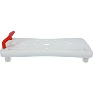 Doska na vaňu, sedačka s bočným madlom otvormi na odtok a nastaviteľnou šírkou - 135kg