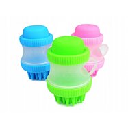 Silikónová kefa s dávkovačom na umývanie psov a mačiek