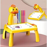 Svetelný projektor na kreslenie, žltá kačka