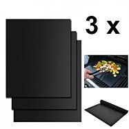 Nepriľnavá podložka na grilovanie Mats, 40 cm x 33 cm, 3 ks