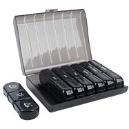 Týždenný dávkovač liekov Leki, čierny