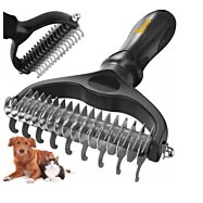 Univerzálna kefa - hrebeň pre psov a mačky, čierna