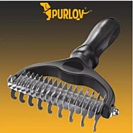 Univerzálna kefa - hrebeň pre psov a mačky, čierna