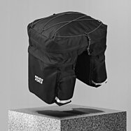 Veľká dvojitá taška na nosič bicykla, 40l